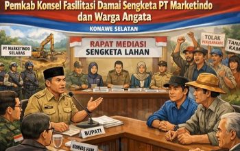Bupati Konsel : Konflik Lahan PT Marketindo Selaras Diselesaikan Lewat Jalur Hukum