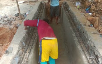 Tingkatkan Aksesibilitas Masyarakat, Pemdes Angata Bangun 2 Deker Plat