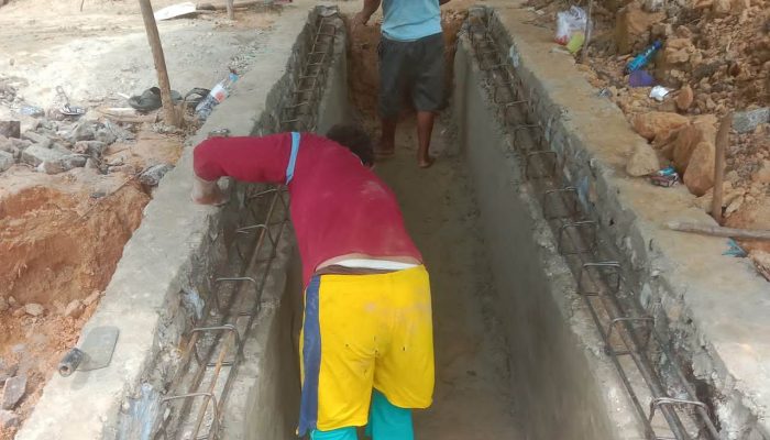 Tingkatkan Aksesibilitas Masyarakat, Pemdes Angata Bangun 2 Deker Plat