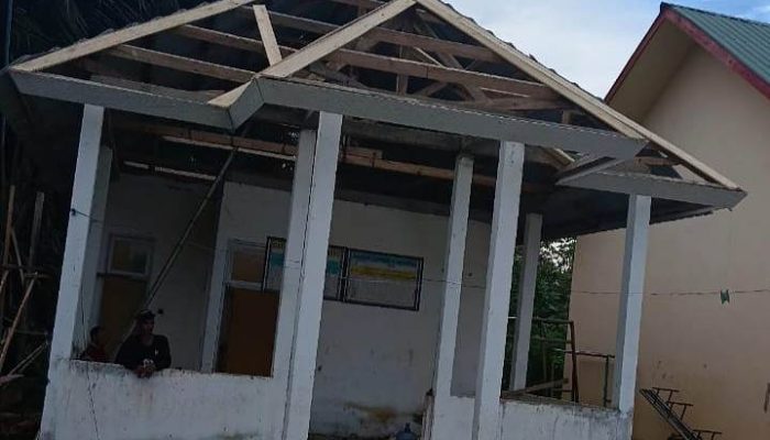Tingkatkan Layanan Kesehatan, Pemdes Angata Rehabilitasi Gedung Posyandu