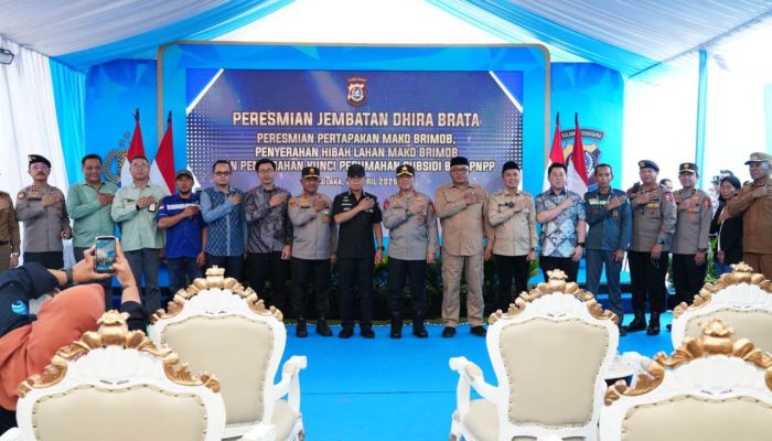 Wakapolri Resmikan Jembatan Perintis “Dhira Brata” Wujud Instruksi Presiden Prabowo