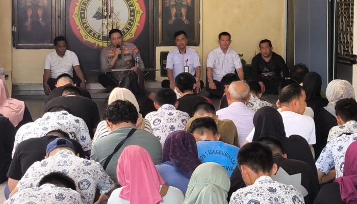 Gerak Cepat, 31 Siswa SMP Terlibat Konvoi Sajam Diamankan Polres Gowa
