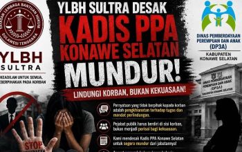 Diduga Intimidasi Dan Tawari Korban Untuk Damai, YLBH Sultra Desak Kadis DP3A Konsel Mundur Dari Jabatannya