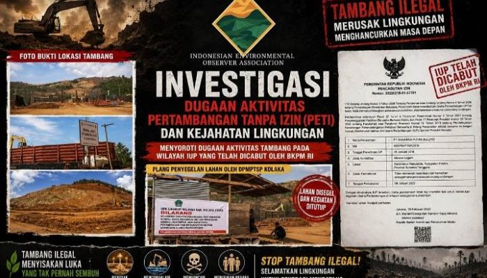 IUP Belum Terdaftar di MODI, PT TMBP Diduga Lakukan Produksi Nikel Ilegal