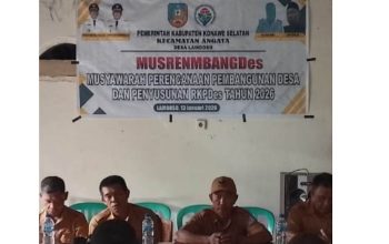 Pemdes Lamooso Gelar Musrenbangdes, Tetapkan Skala Prioritas Pembangunan Tahun 2026