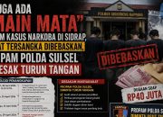 Diduga Ada Main Mata dalam Kasus Narkoba di Sidrap, Empat Tersangka Dibebaskan, Propam Polda Sulsel Didesak Turun Tangan